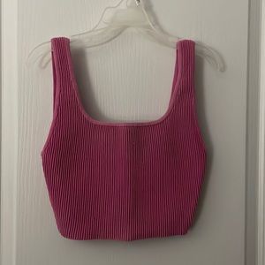 aritzia sculpt knit tank, size xs